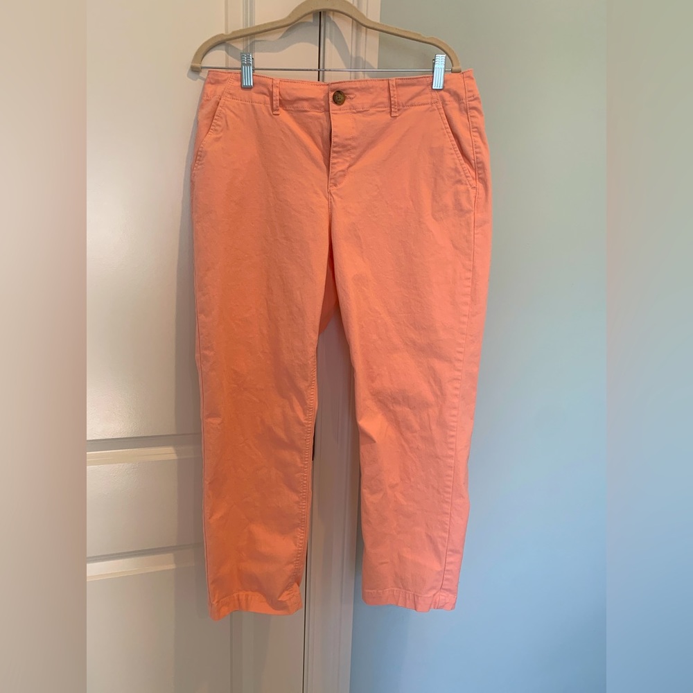 LOFT Curvy Monroe Slim Chino Pants